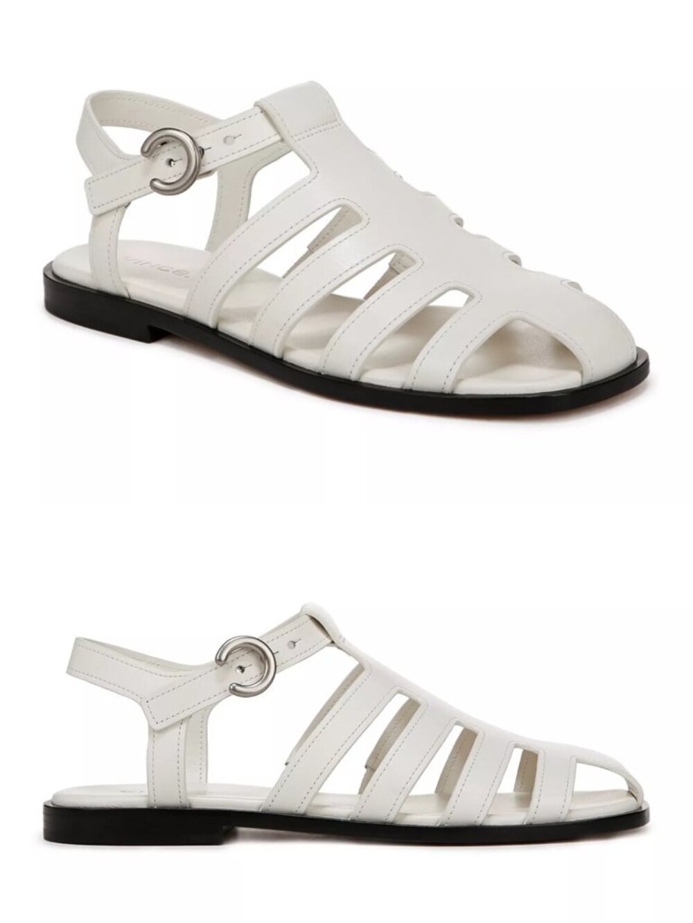 New $330 Vince Melina Sandals In Milk Size 8M